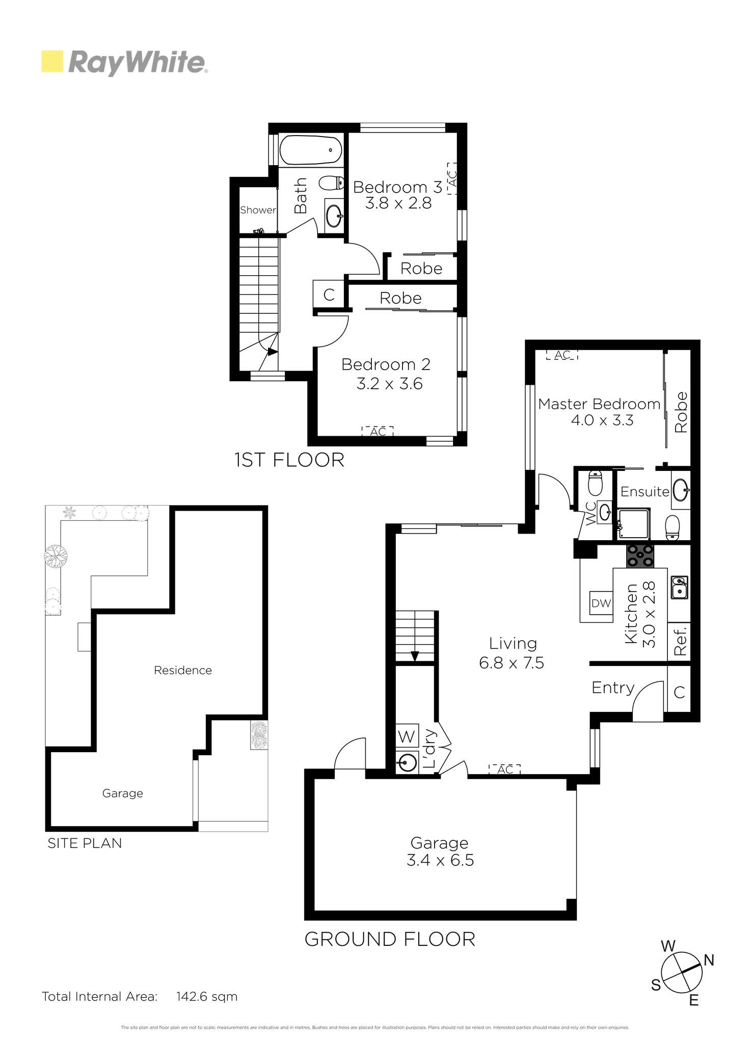 Floorplan of Homely townhouse listing, 3/19 Dunedin Street, Maidstone VIC 3012