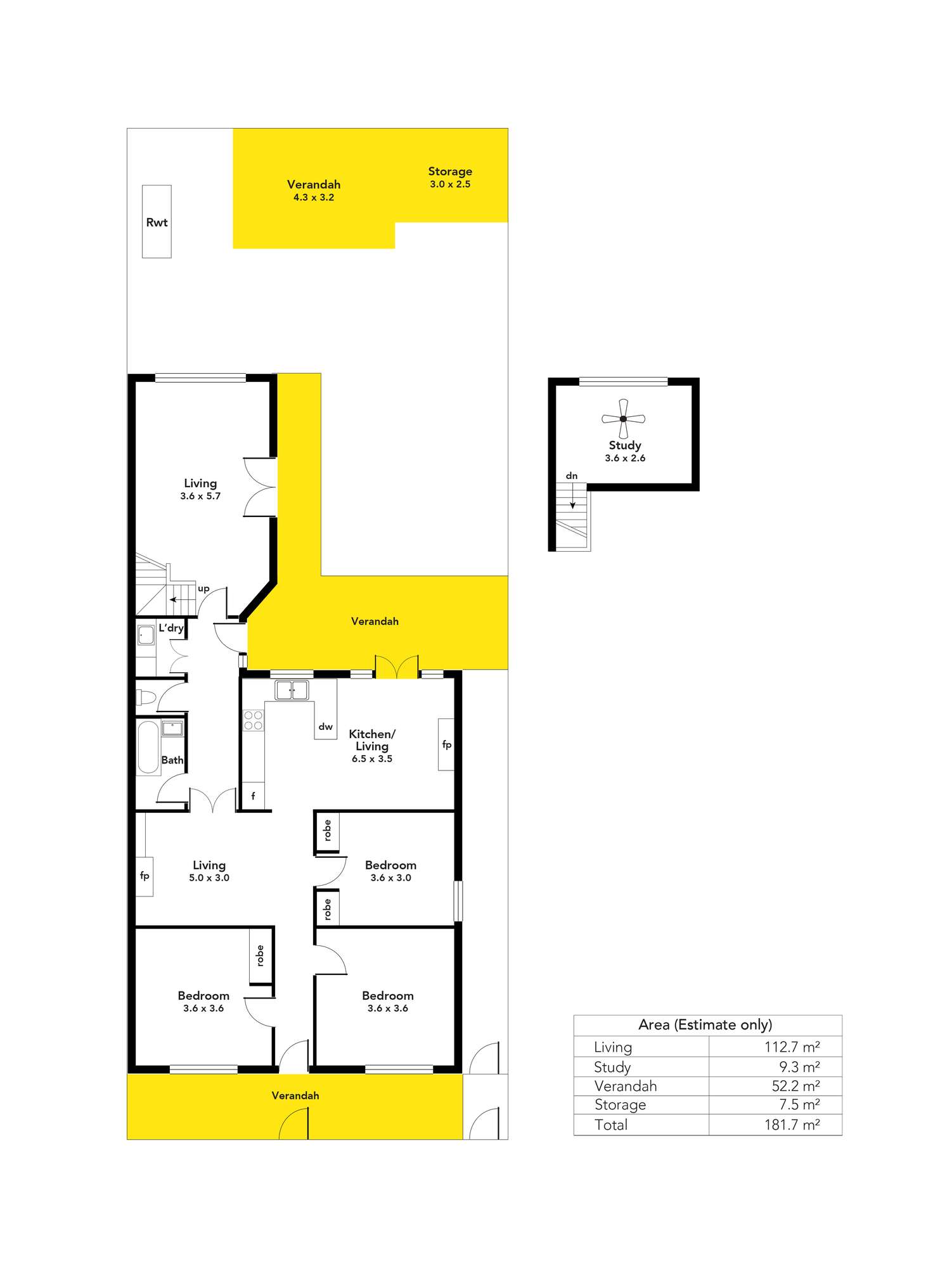 Floorplan of Homely house listing, 7 Eleventh Street, Bowden SA 5007