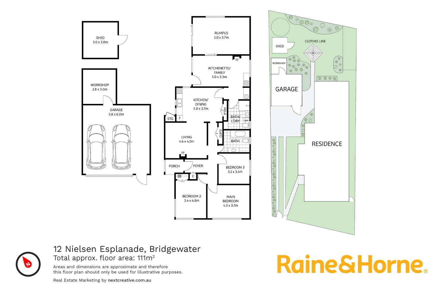 Floorplan of Homely house listing, 12 Nielsen Esplanade, Bridgewater TAS 7030