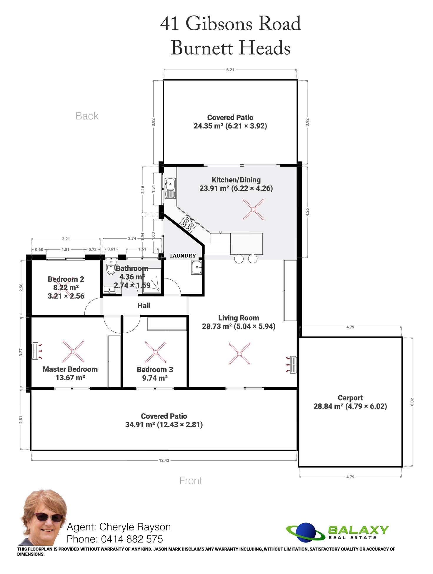 Floorplan of Homely house listing, 41 Gibsons Road, Burnett Heads QLD 4670