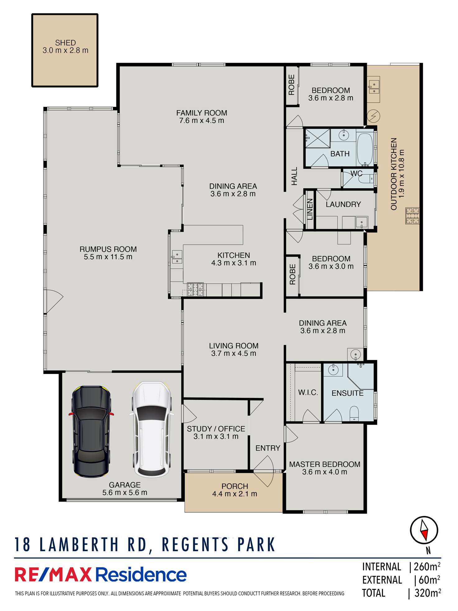 Floorplan of Homely house listing, 18 Lamberth Road, Regents Park QLD 4118