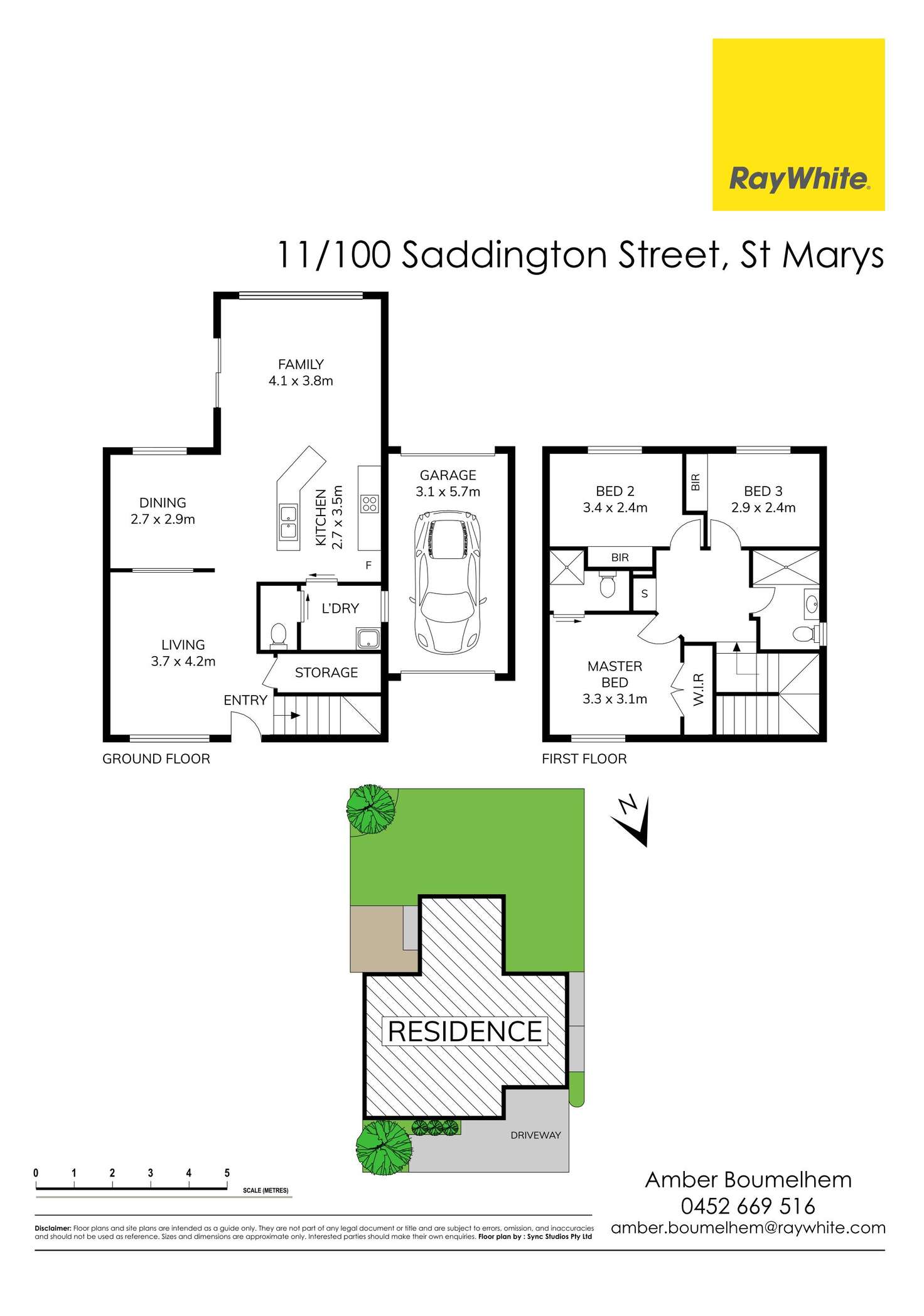 Floorplan of Homely townhouse listing, 11/100-102 Saddington Street, St Marys NSW 2760
