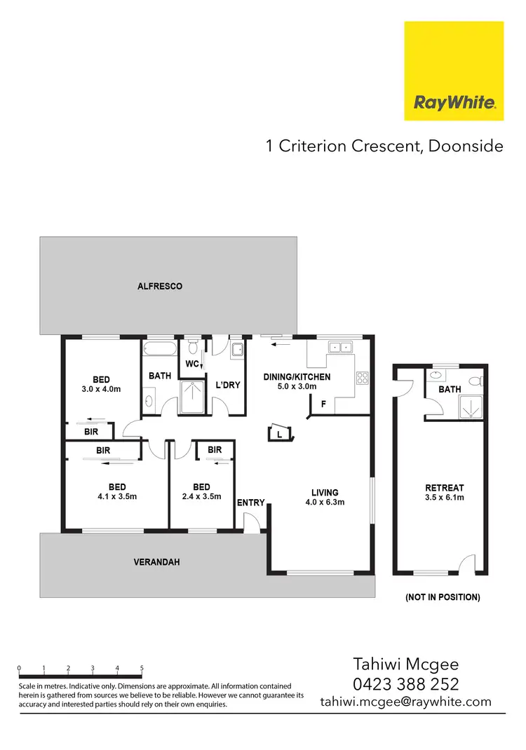 Floorplan of Homely house listing, 1 Criterion Crescent, Doonside NSW 2767