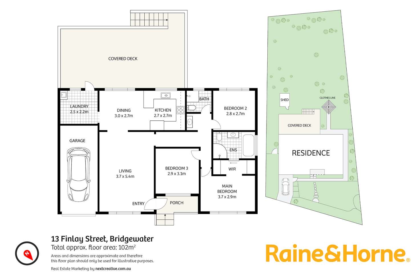 Floorplan of Homely house listing, 13 Finlay Street, Bridgewater TAS 7030