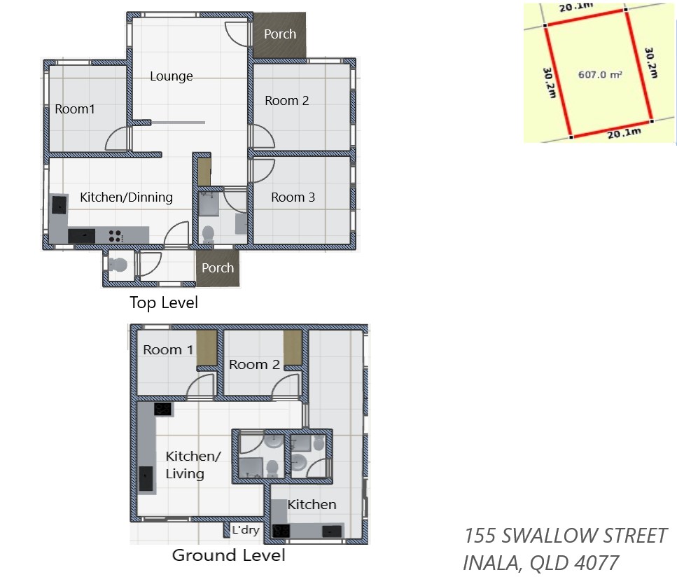 Floorplan of Homely house listing, 155 Swallow Street, Inala QLD 4077