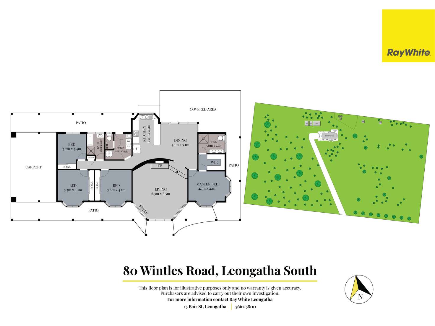 Floorplan of Homely lifestyle listing, 80 Wintles Road, Leongatha South VIC 3953