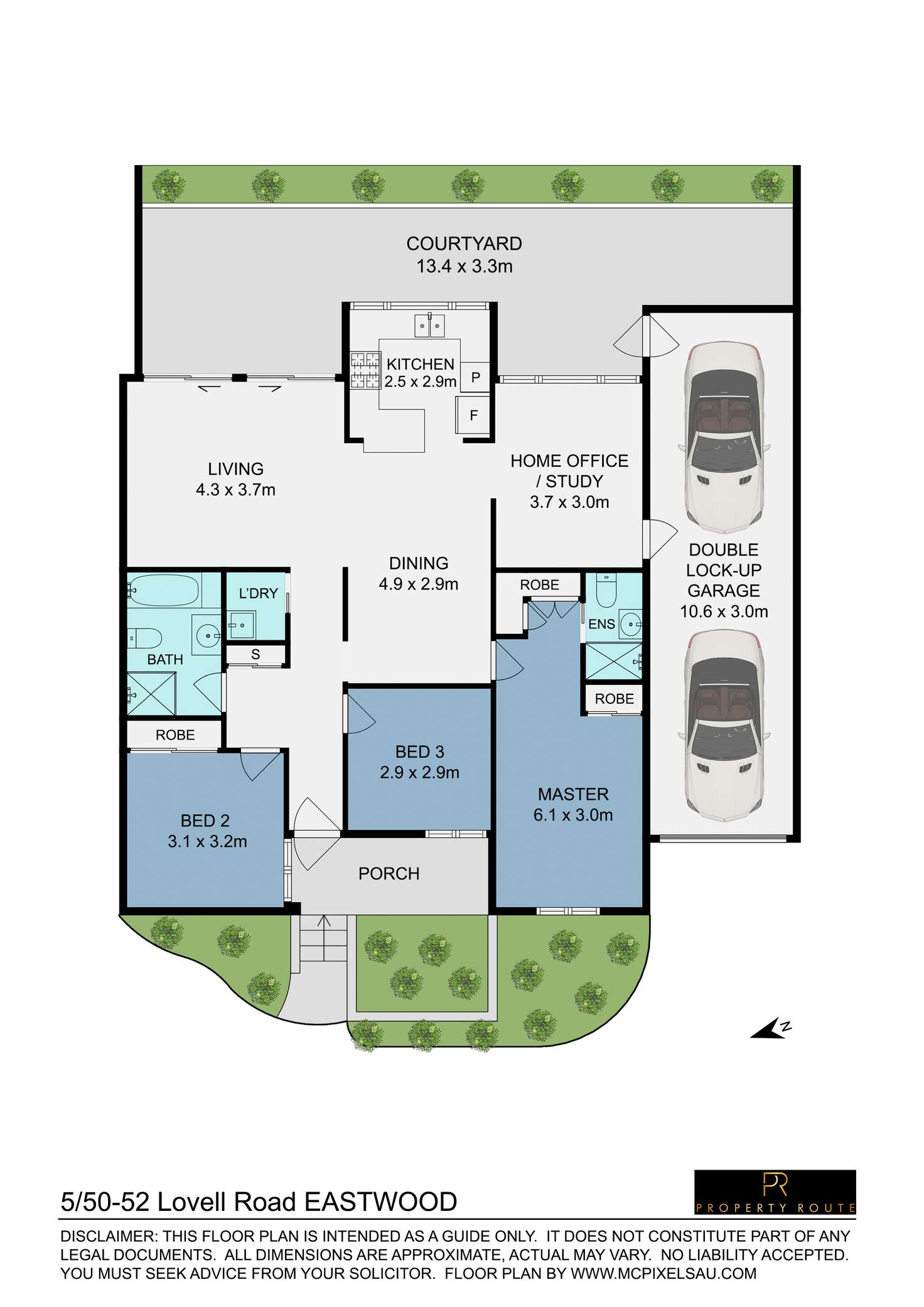 Floorplan of Homely villa listing, 5/50-52 Lovell Road, Eastwood NSW 2122