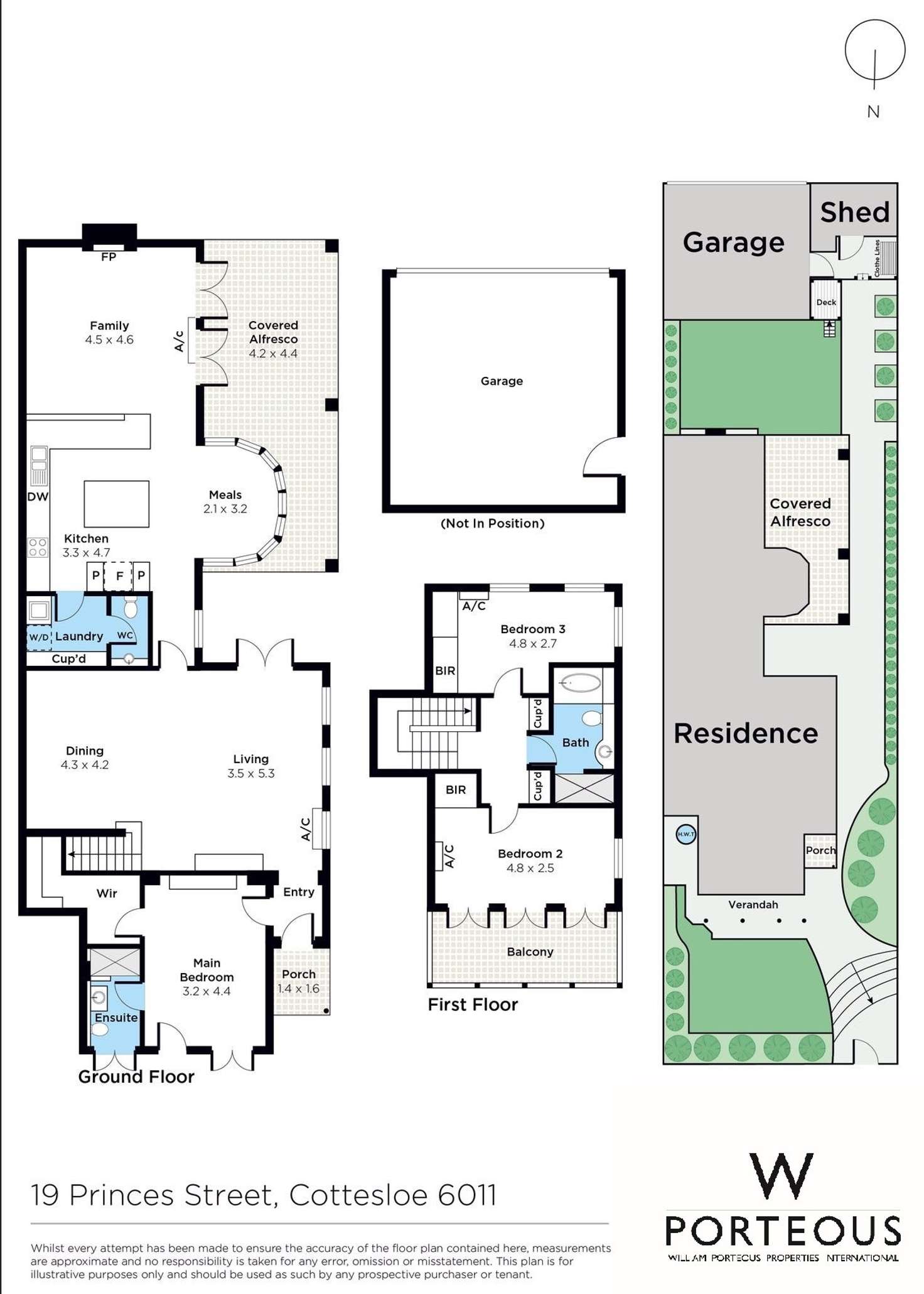 Floorplan of Homely house listing, 19 Princes Street, Cottesloe WA 6011