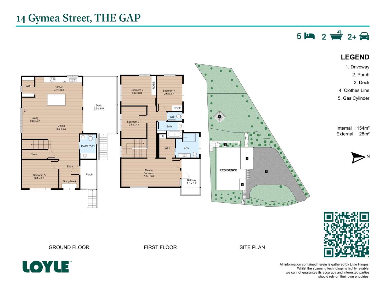 Floorplan of Homely house listing, 14 Gymea Street, The Gap QLD 4061