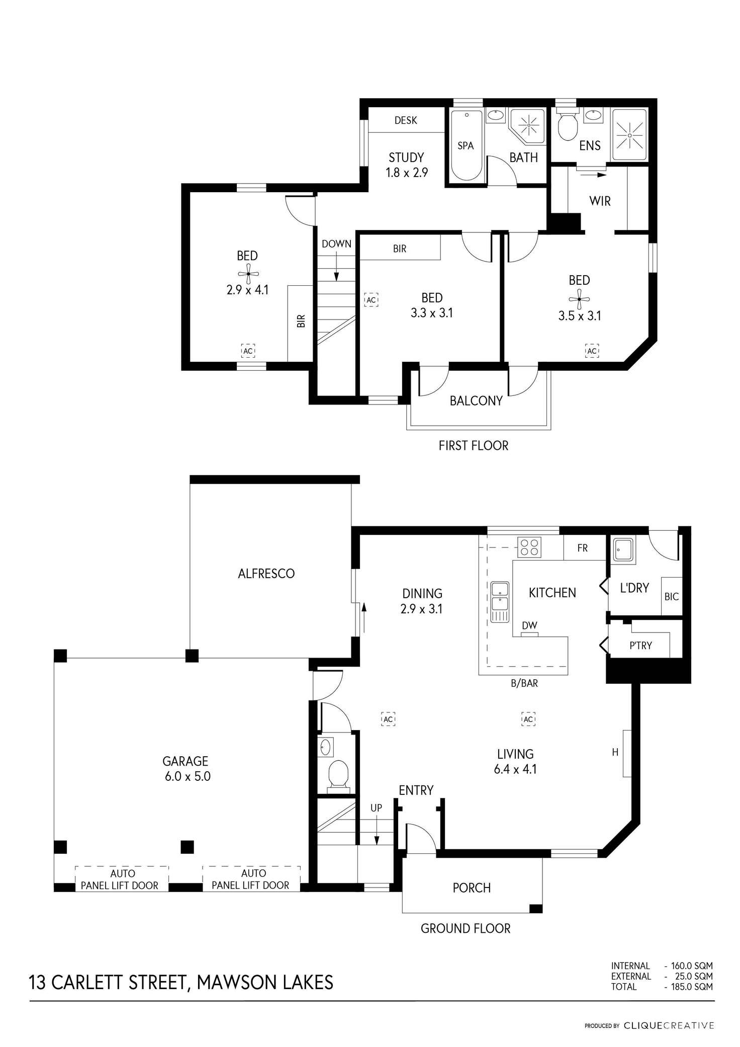 Floorplan of Homely house listing, 13 Carlett Street, Mawson Lakes SA 5095