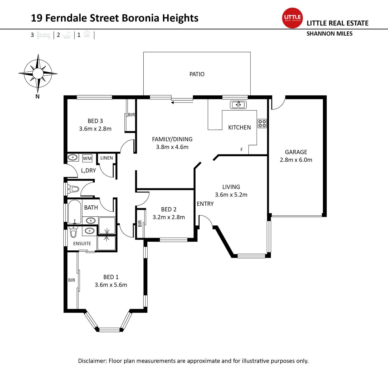 Floorplan of Homely house listing, 19 Ferndale Street, Boronia Heights QLD 4124