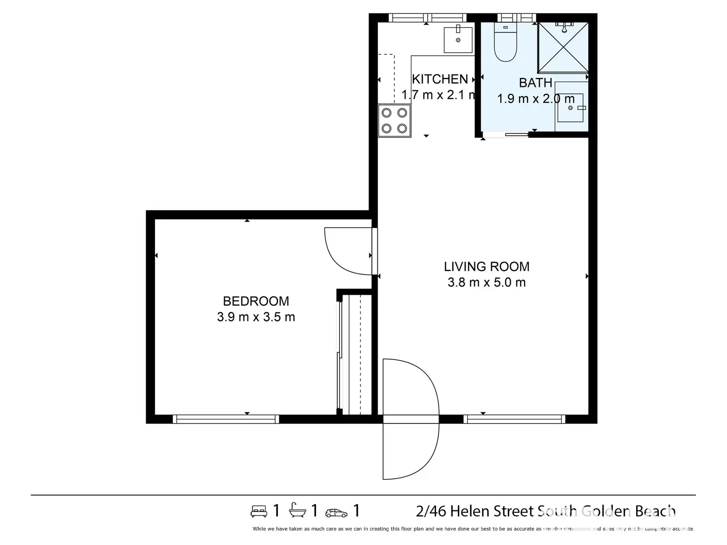2/46 Helen Street, South Golden Beach NSW 2483 Unit For Rent Homely