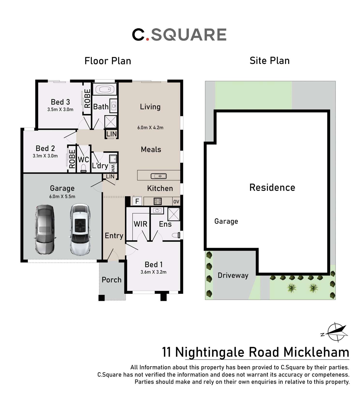 Floorplan of Homely house listing, 11 Nightingale Road, Mickleham VIC 3064