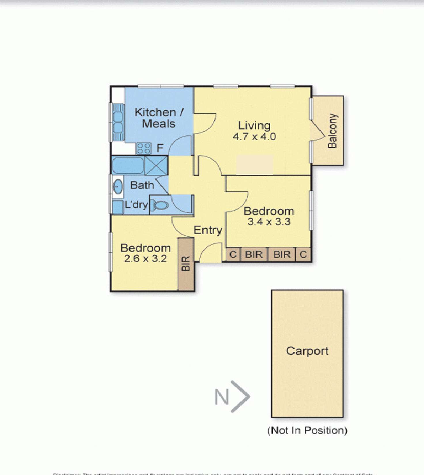 Floorplan of Homely apartment listing, 3/50 Disraeli Street, Kew VIC 3101