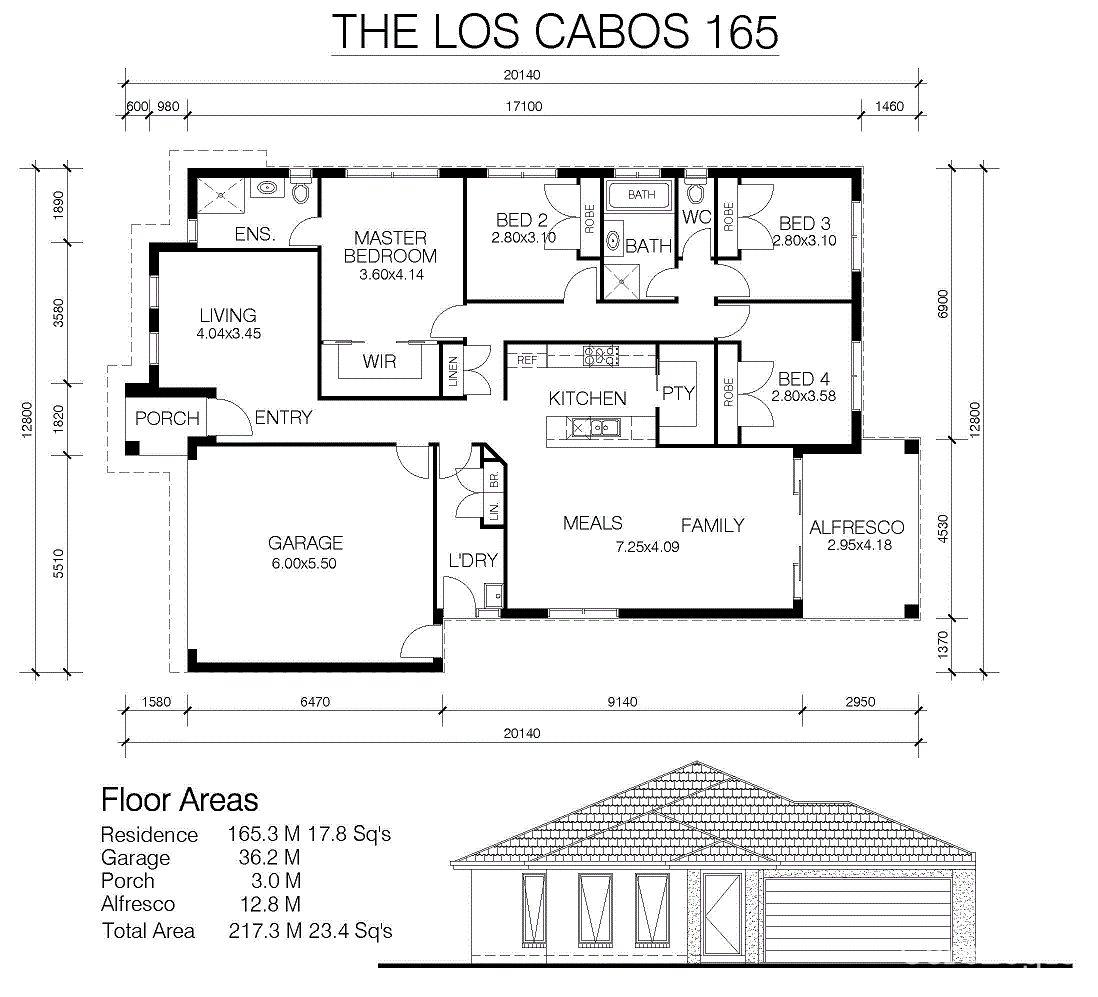 Floorplan of Homely house listing, 23 Bourbon Road, Cranbourne East VIC 3977
