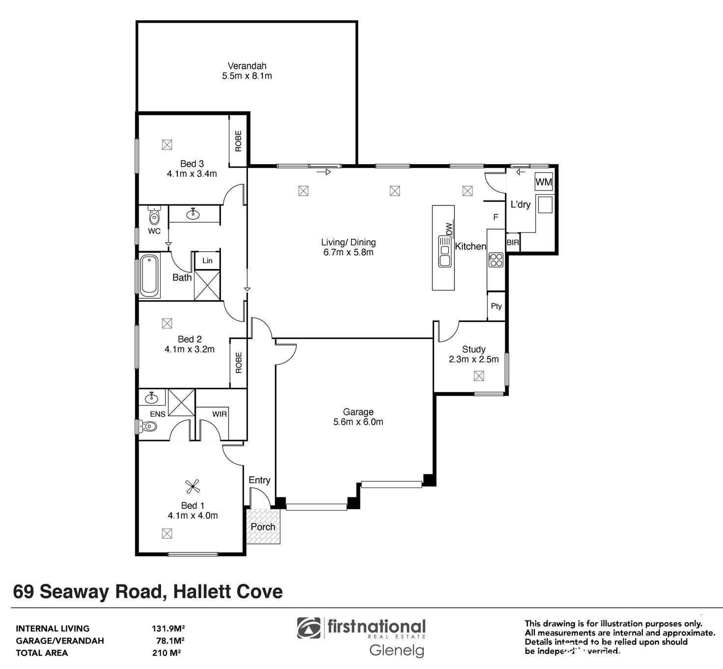 Floorplan of Homely house listing, 69 Seaway Road, Hallett Cove SA 5158