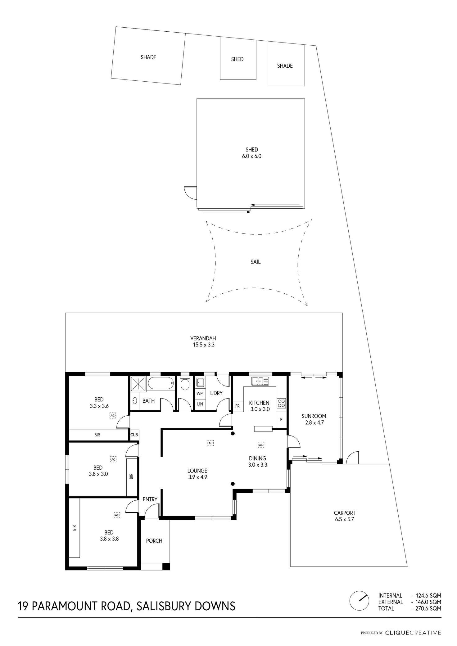 Floorplan of Homely house listing, 19 Paramount Road, Salisbury Downs SA 5108