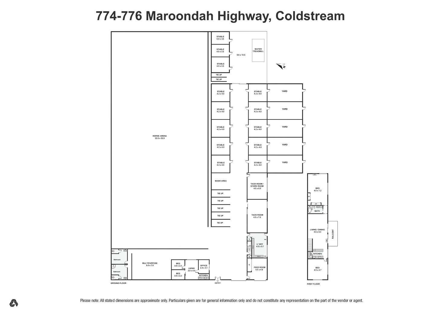 Floorplan of Homely house listing, 774-776 Maroondah Highway, Coldstream VIC 3770