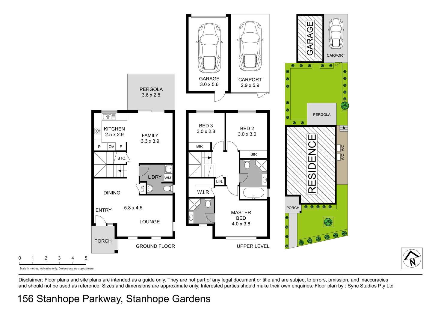 Floorplan of Homely house listing, 156 Stanhope Parkway, Stanhope Gardens NSW 2768