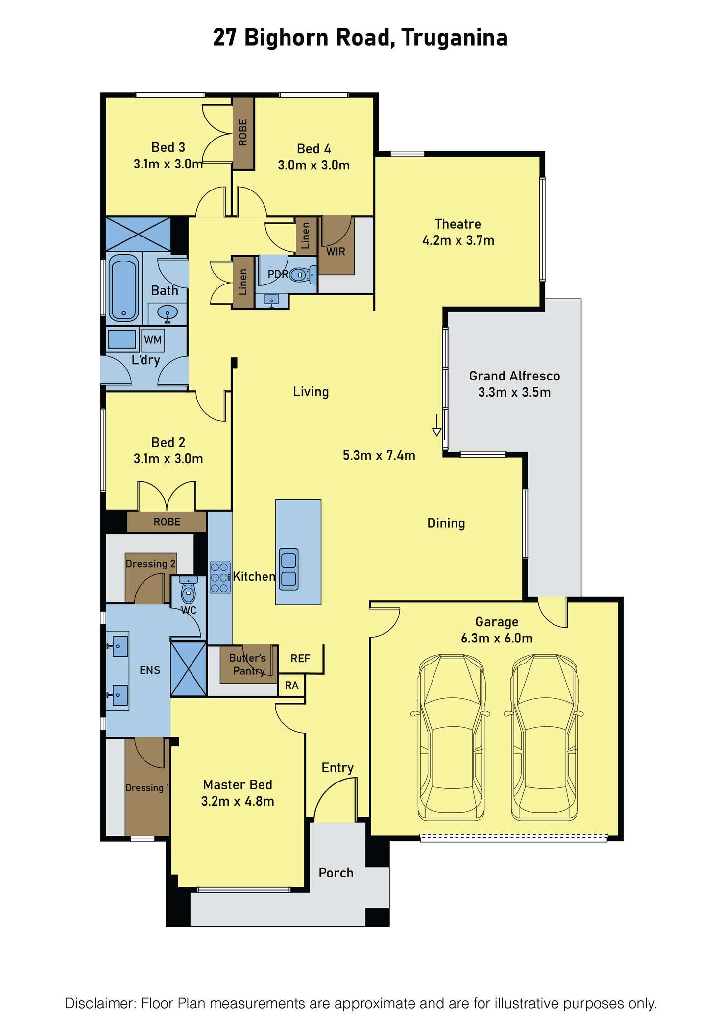 Floorplan of Homely house listing, 27 Bighorn Road, Truganina VIC 3029