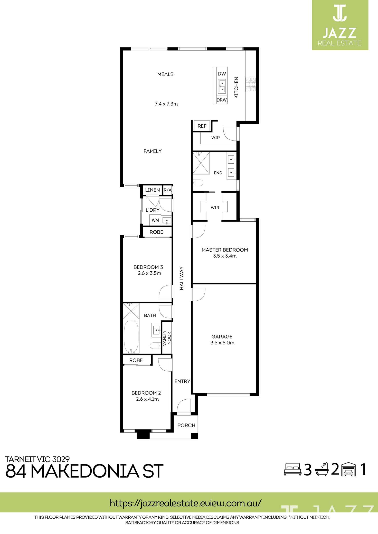 Floorplan of Homely house listing, 83 Makedonia Street, Tarneit VIC 3029