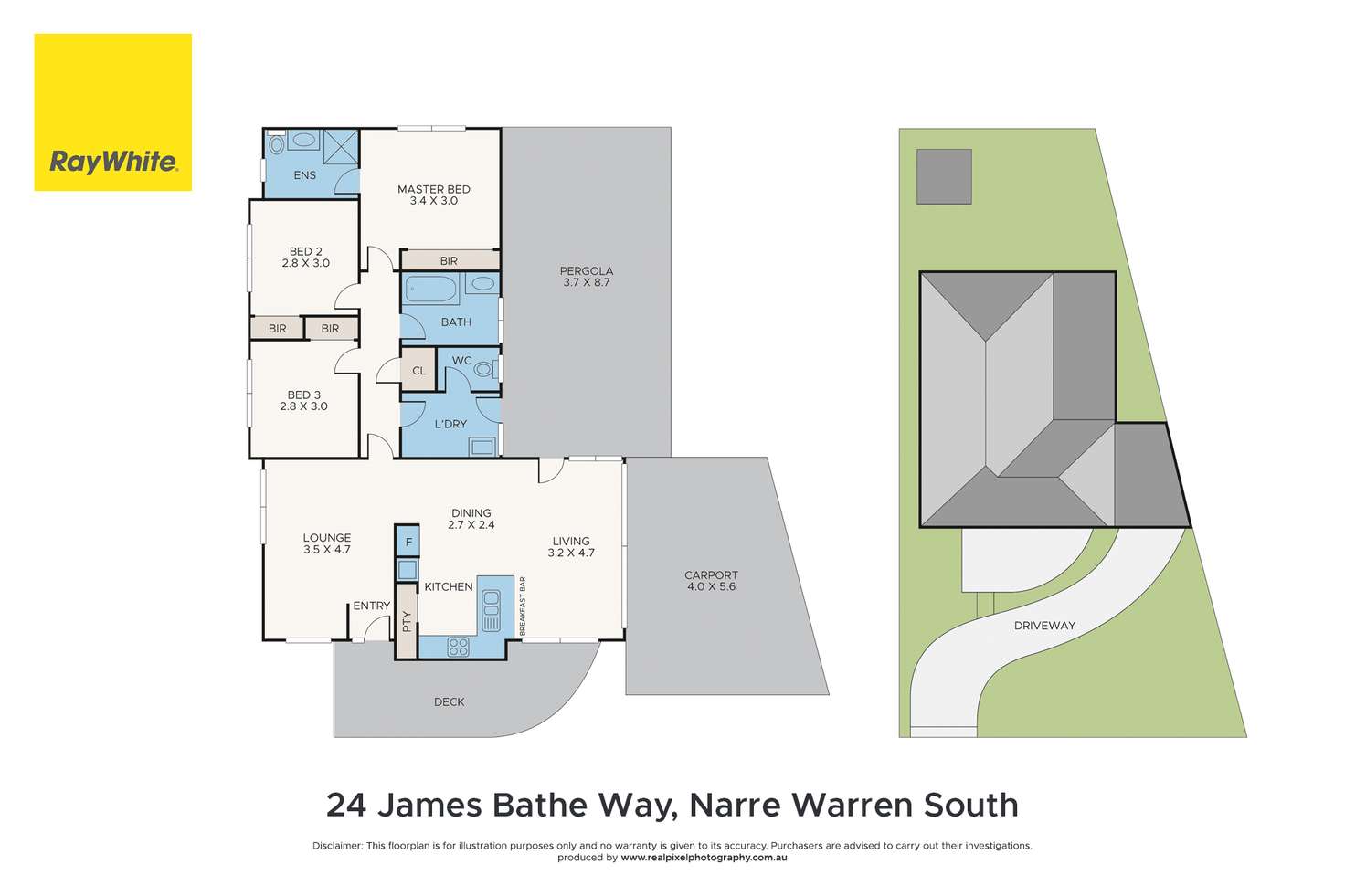 Floorplan of Homely house listing, 24 James Bathe Way, Narre Warren South VIC 3805