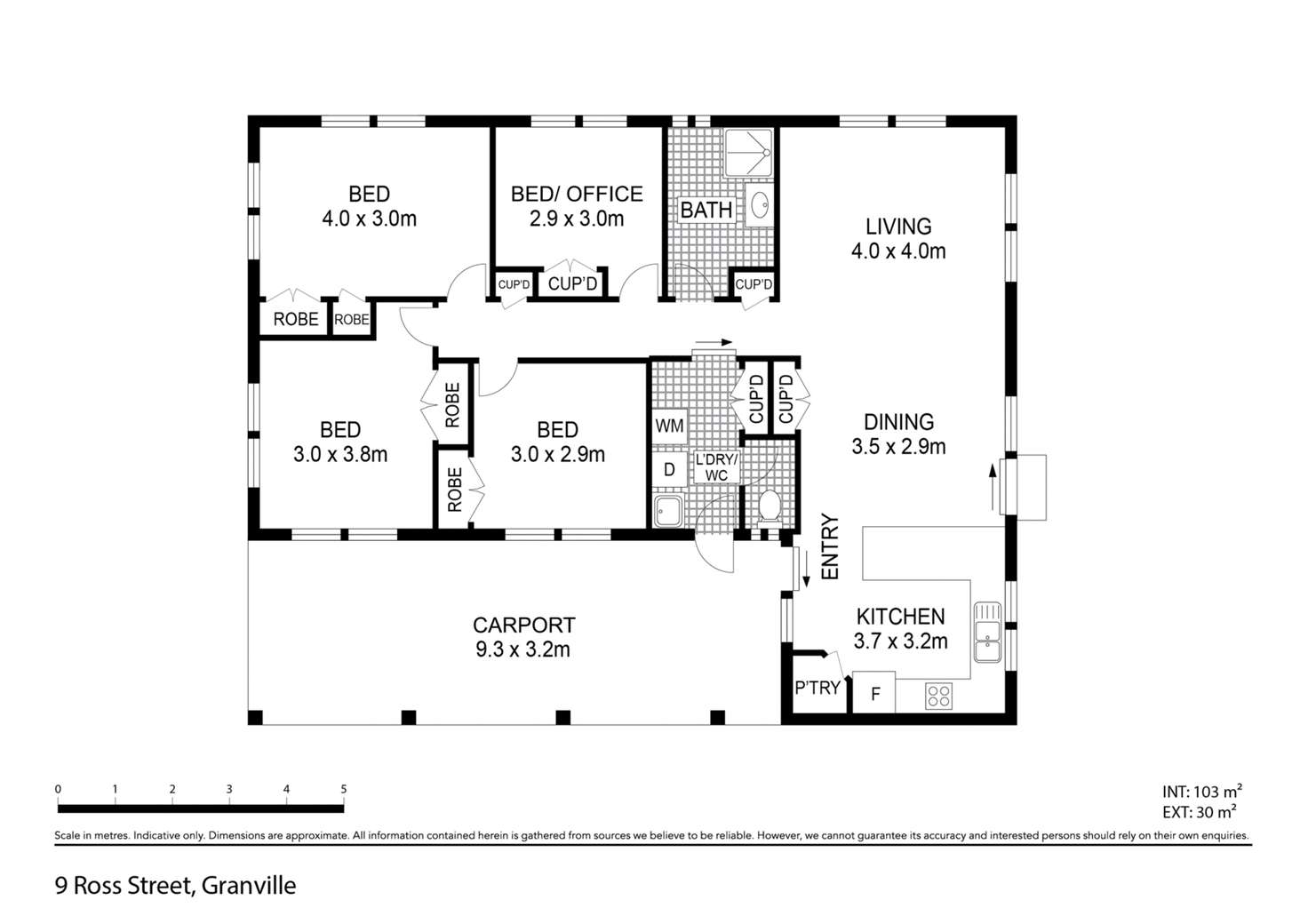 Floorplan of Homely house listing, 9 Ross Street, Granville QLD 4650