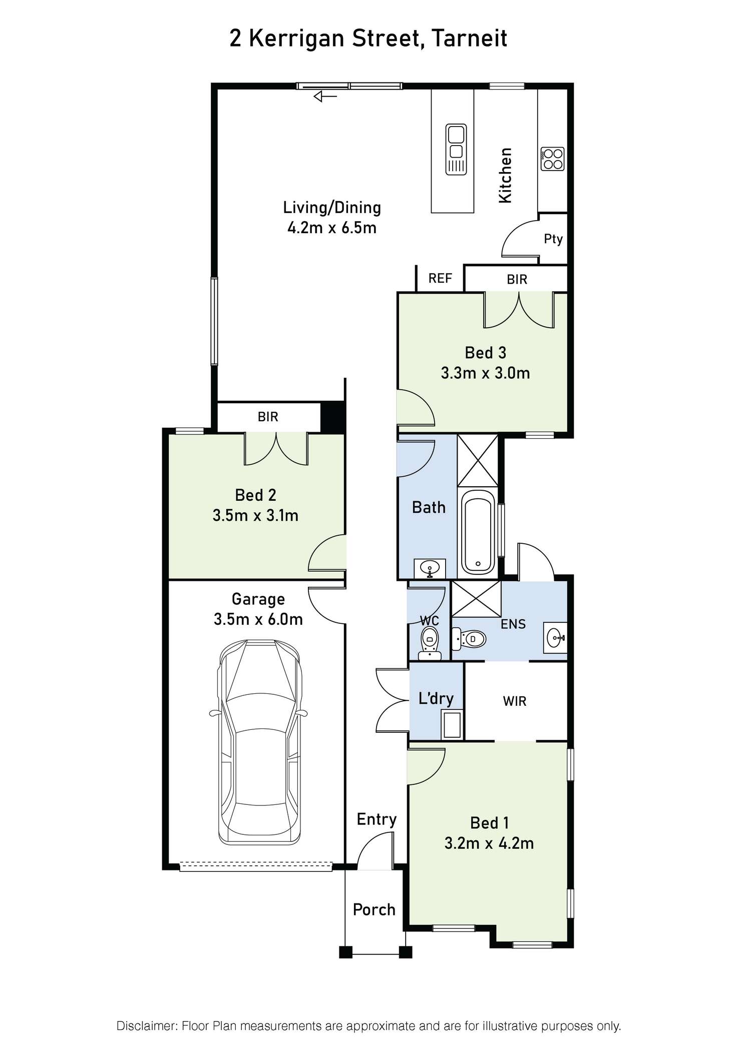 Floorplan of Homely house listing, 2 Kerrigan Street, Tarneit VIC 3029