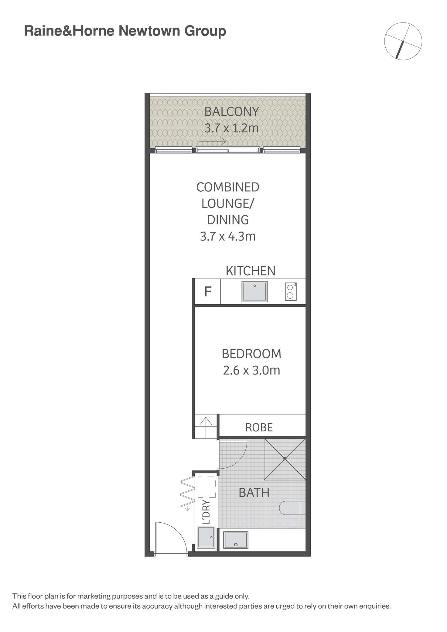 Floorplan of Homely apartment listing, 8/53-57 King Street, Newtown NSW 2042
