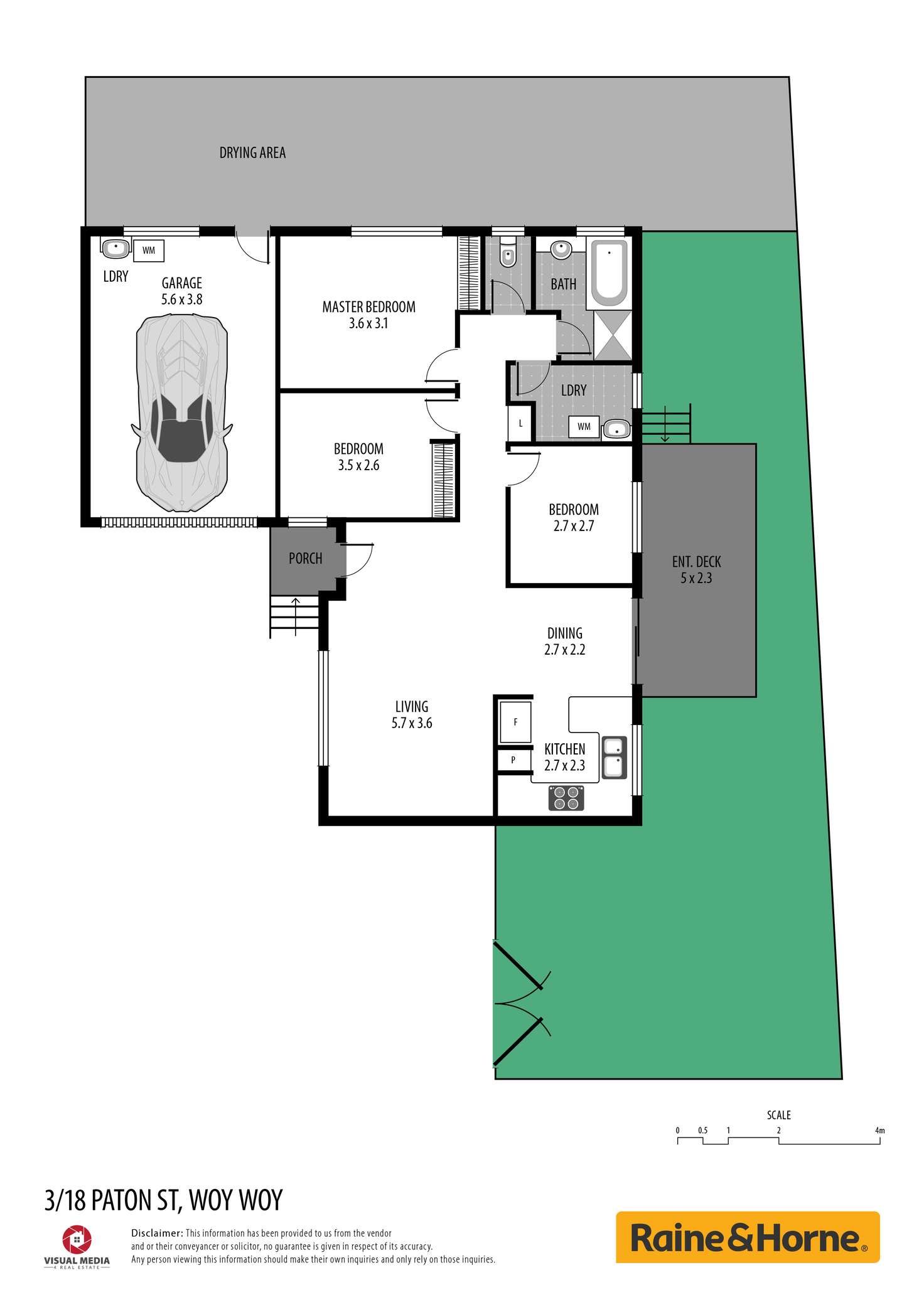 Floorplan of Homely villa listing, 3/18 Paton Street, Woy Woy NSW 2256