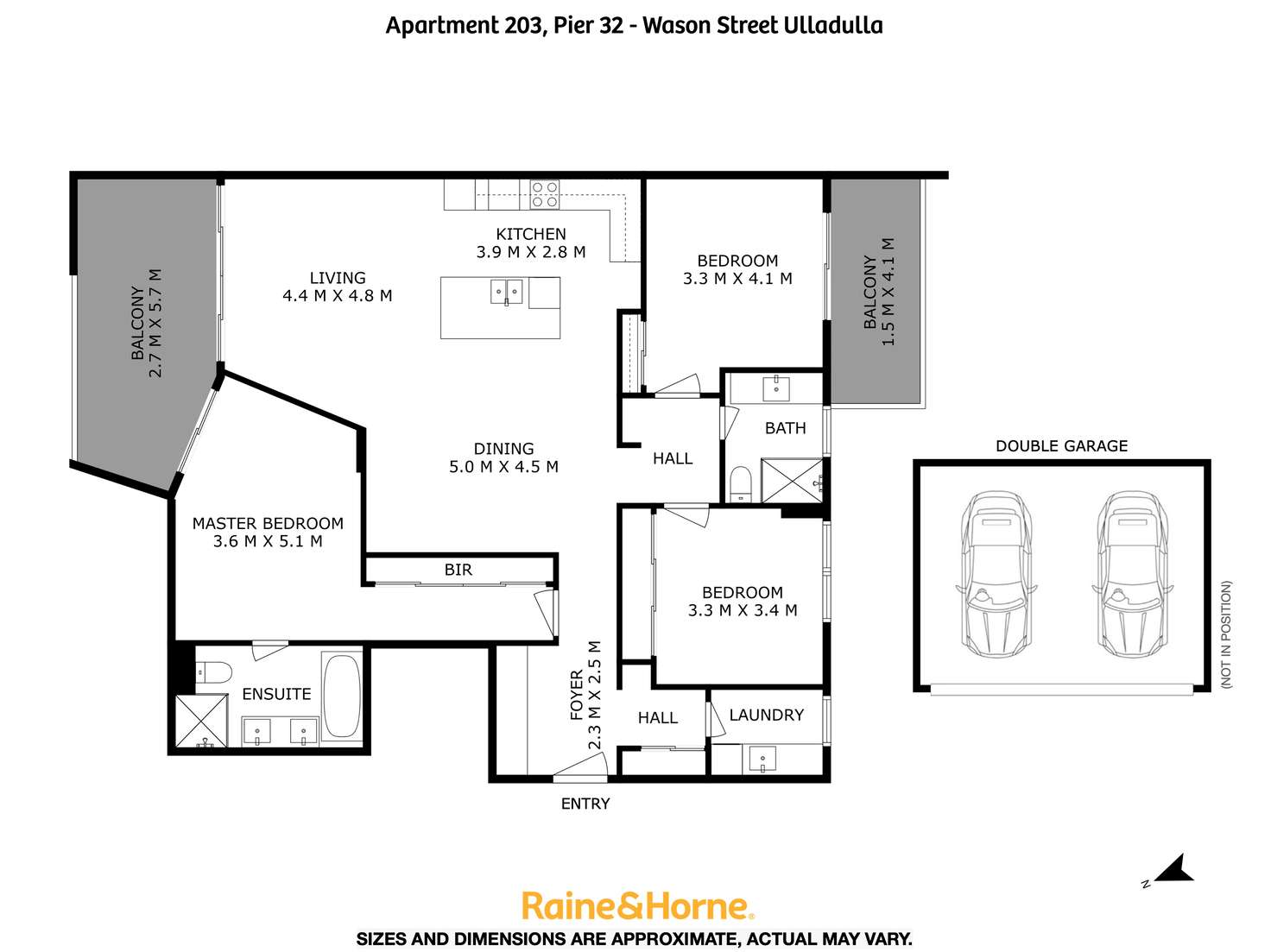 Floorplan of Homely apartment listing, Apartment 203, 32 Wason Street, Ulladulla NSW 2539