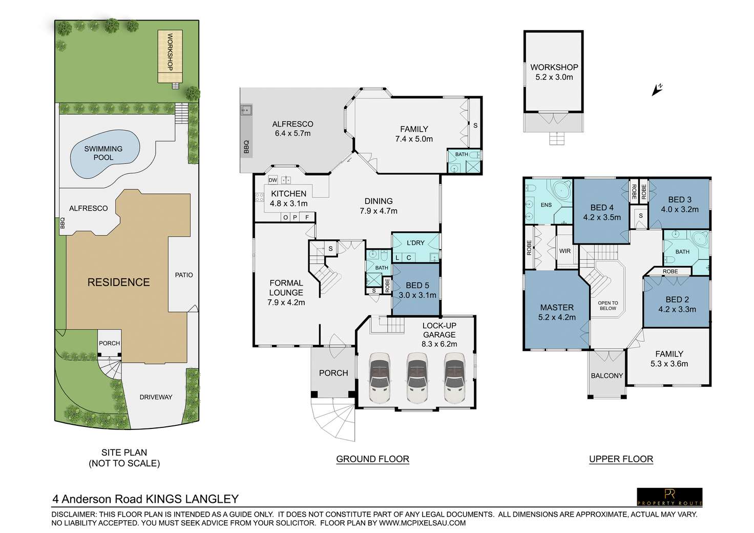 Floorplan of Homely house listing, 4 Anderson Road, Kings Langley NSW 2147
