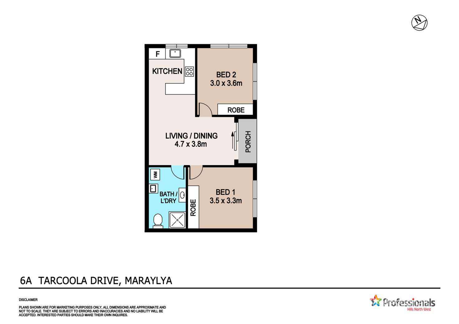 Floorplan of Homely flat listing, 6A Tarcoola Drive, Box Hill NSW 2765