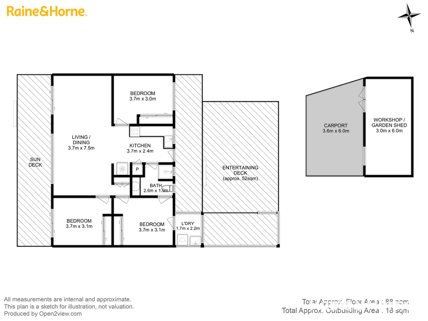 Floorplan of Homely house listing, 9 Riverside Drive, Orford TAS 7190