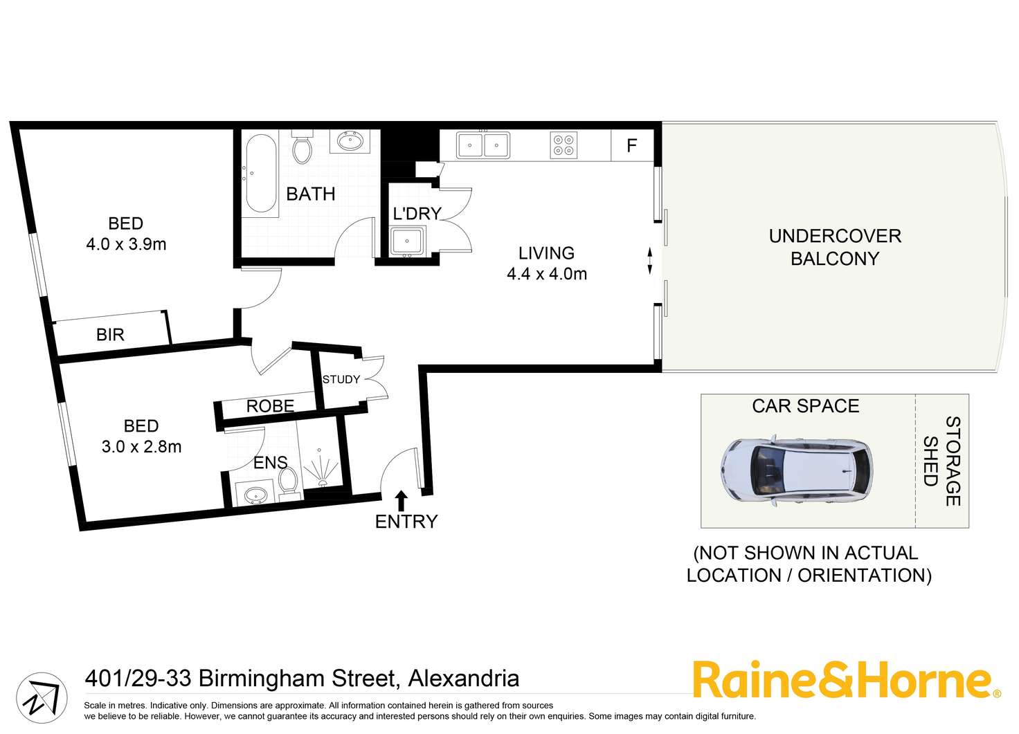 Floorplan of Homely apartment listing, 401/29-33 Birmingham Street, Alexandria NSW 2015