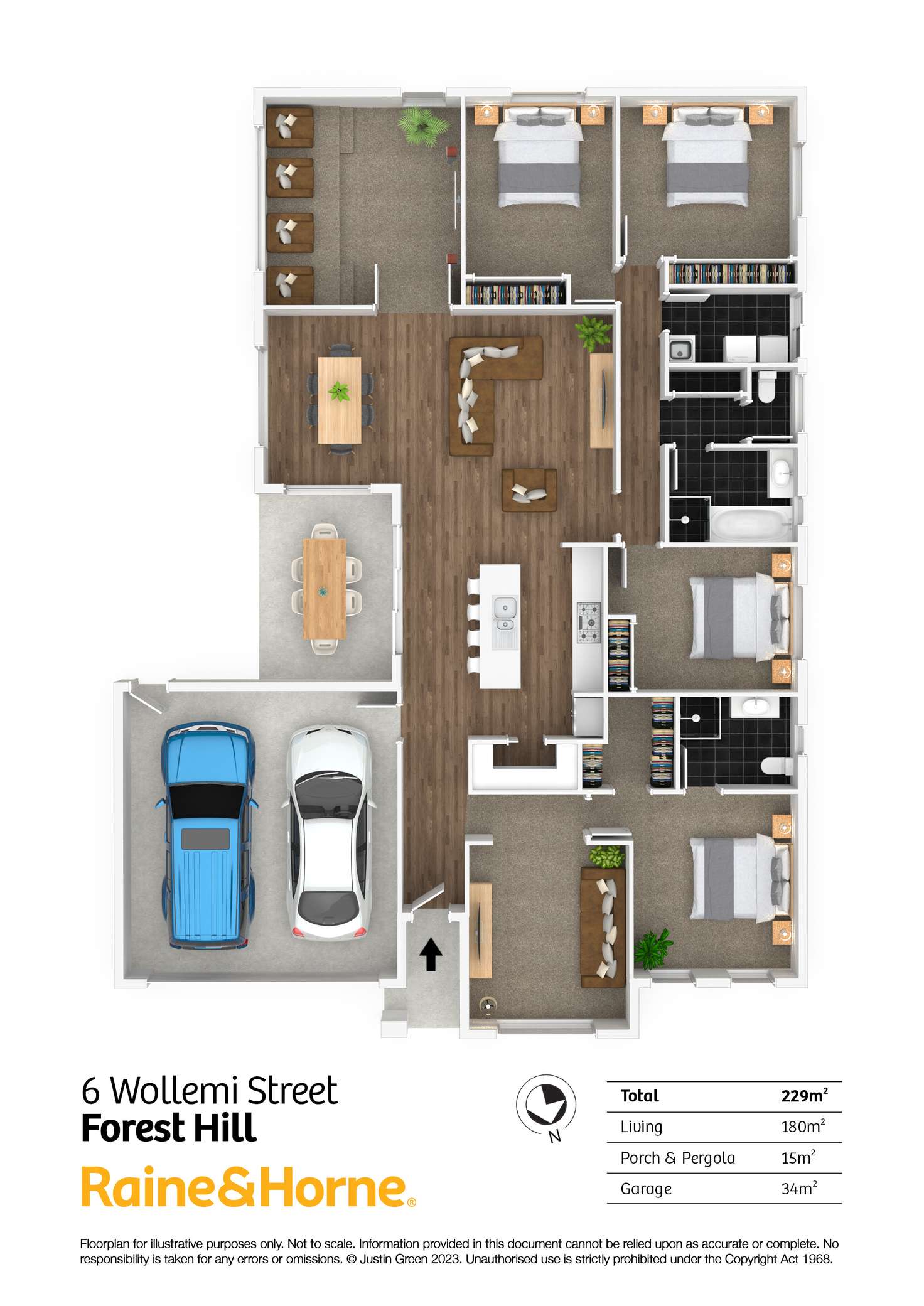 Floorplan of Homely house listing, 6 Wollemi Street, Forest Hill NSW 2651