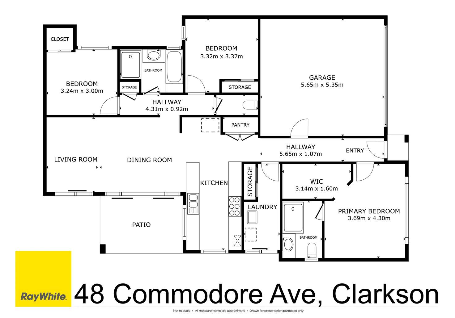 Floorplan of Homely house listing, 48 Commodore Avenue, Clarkson WA 6030