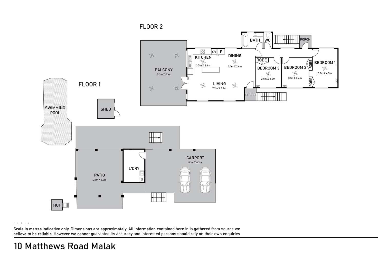 Floorplan of Homely house listing, 10 Matthews Road, Malak NT 812