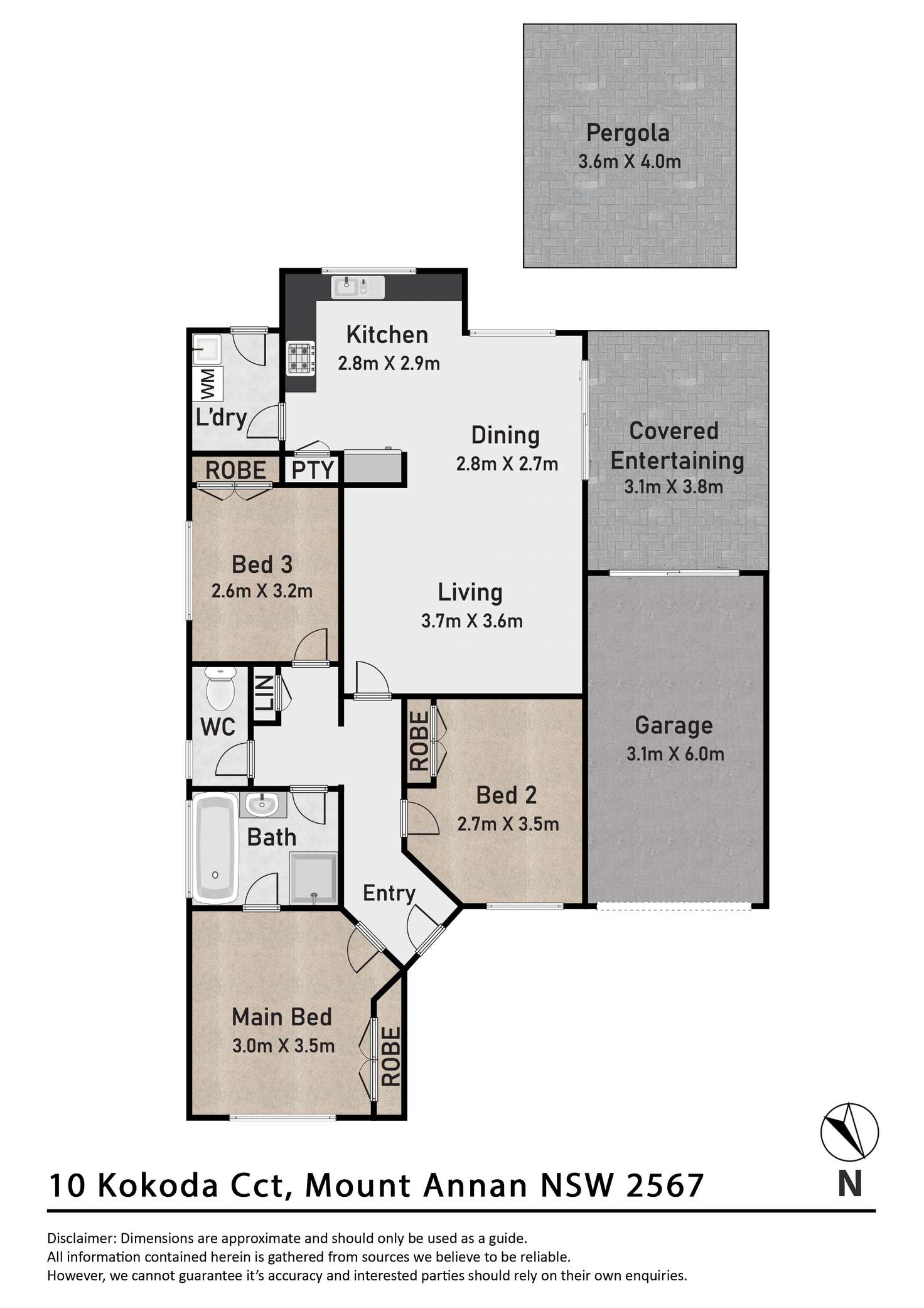 Floorplan of Homely house listing, 10 Kokoda Circuit, Mount Annan NSW 2567