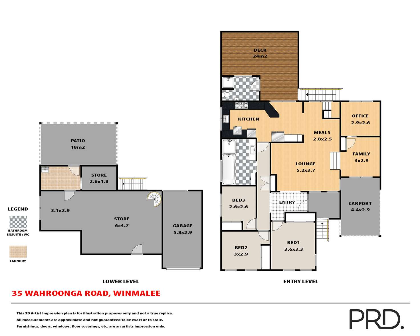 Floorplan of Homely house listing, 35 Wahroonga Road, Winmalee NSW 2777
