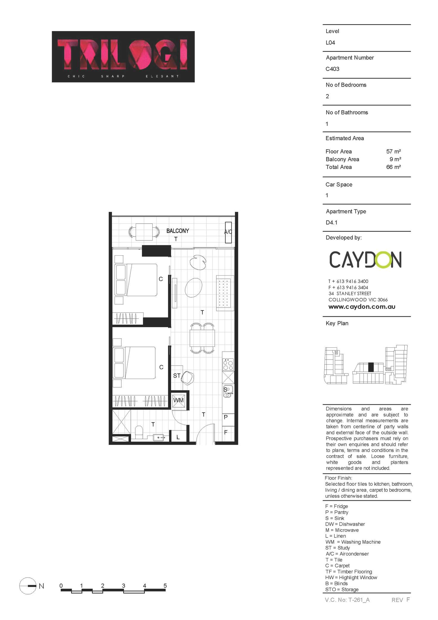 Floorplan of Homely apartment listing, 403/15 Clifton Street, Prahran VIC 3181