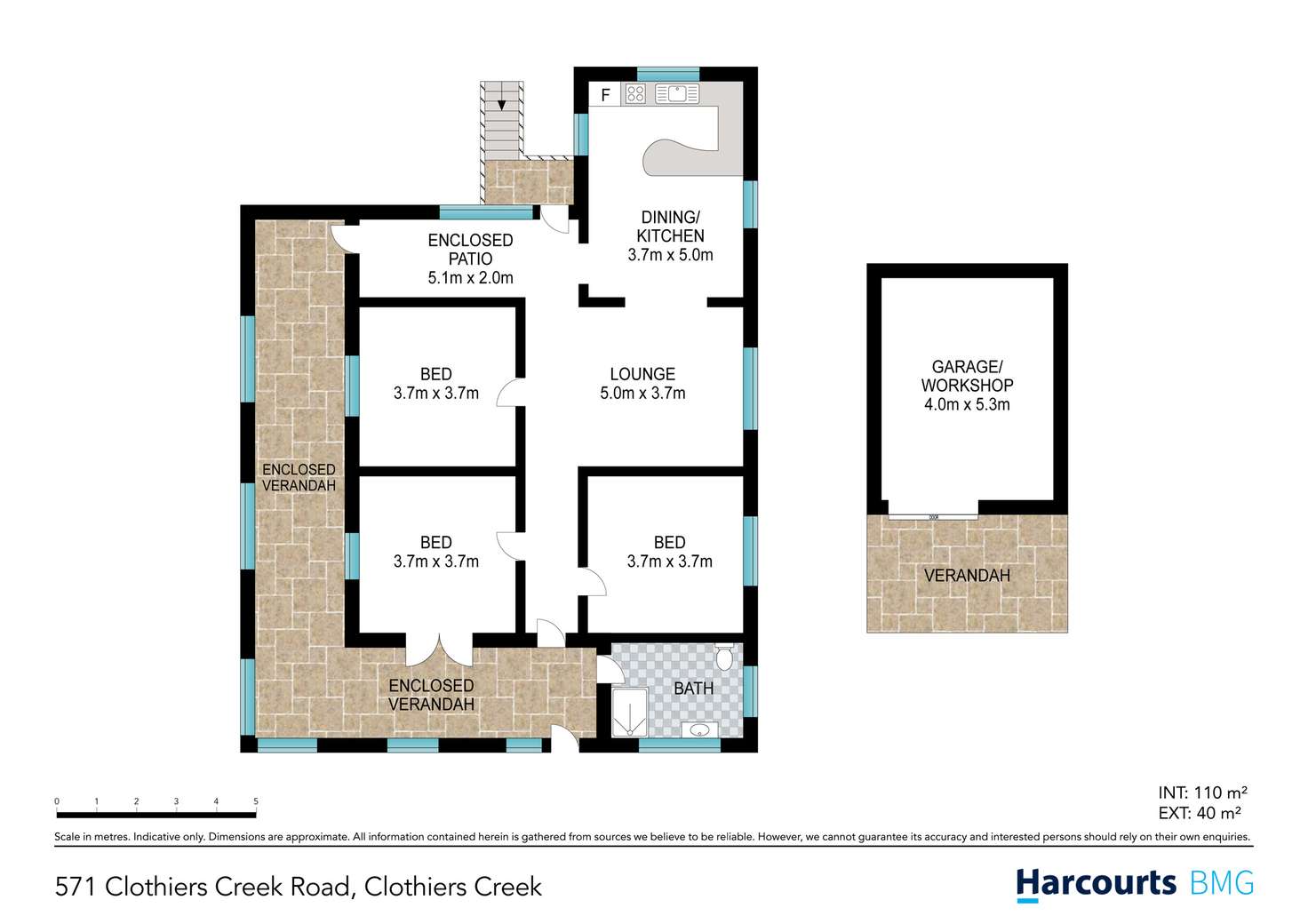 Floorplan of Homely livestock listing, 571 Clothiers Creek Road, Clothiers Creek NSW 2484