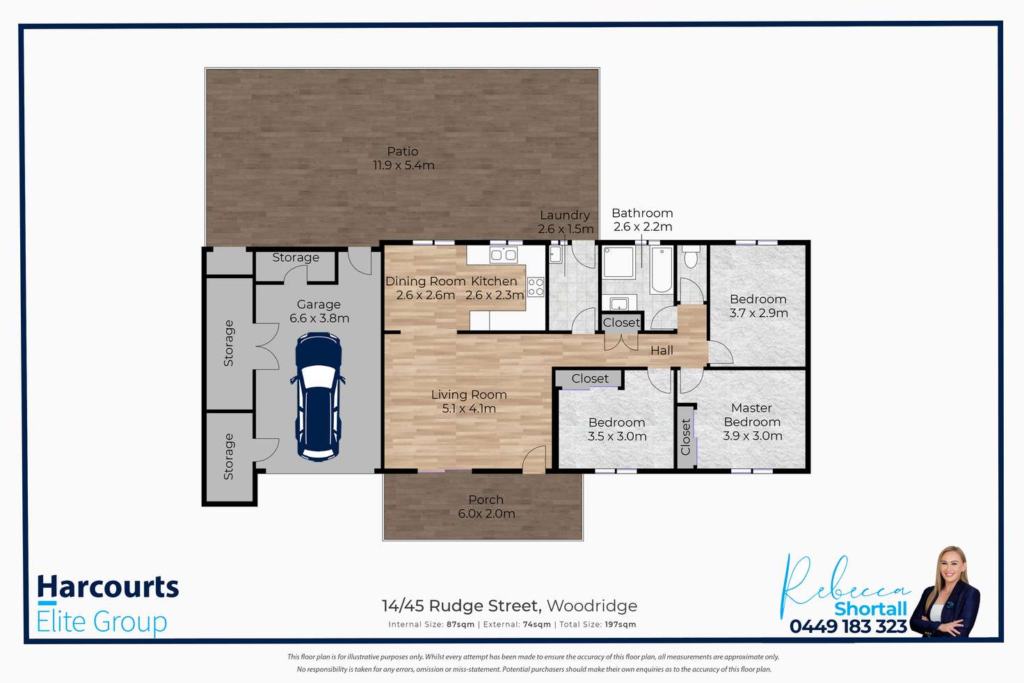 Floorplan of Homely villa listing, 14/45 Rudge Street, Woodridge QLD 4114