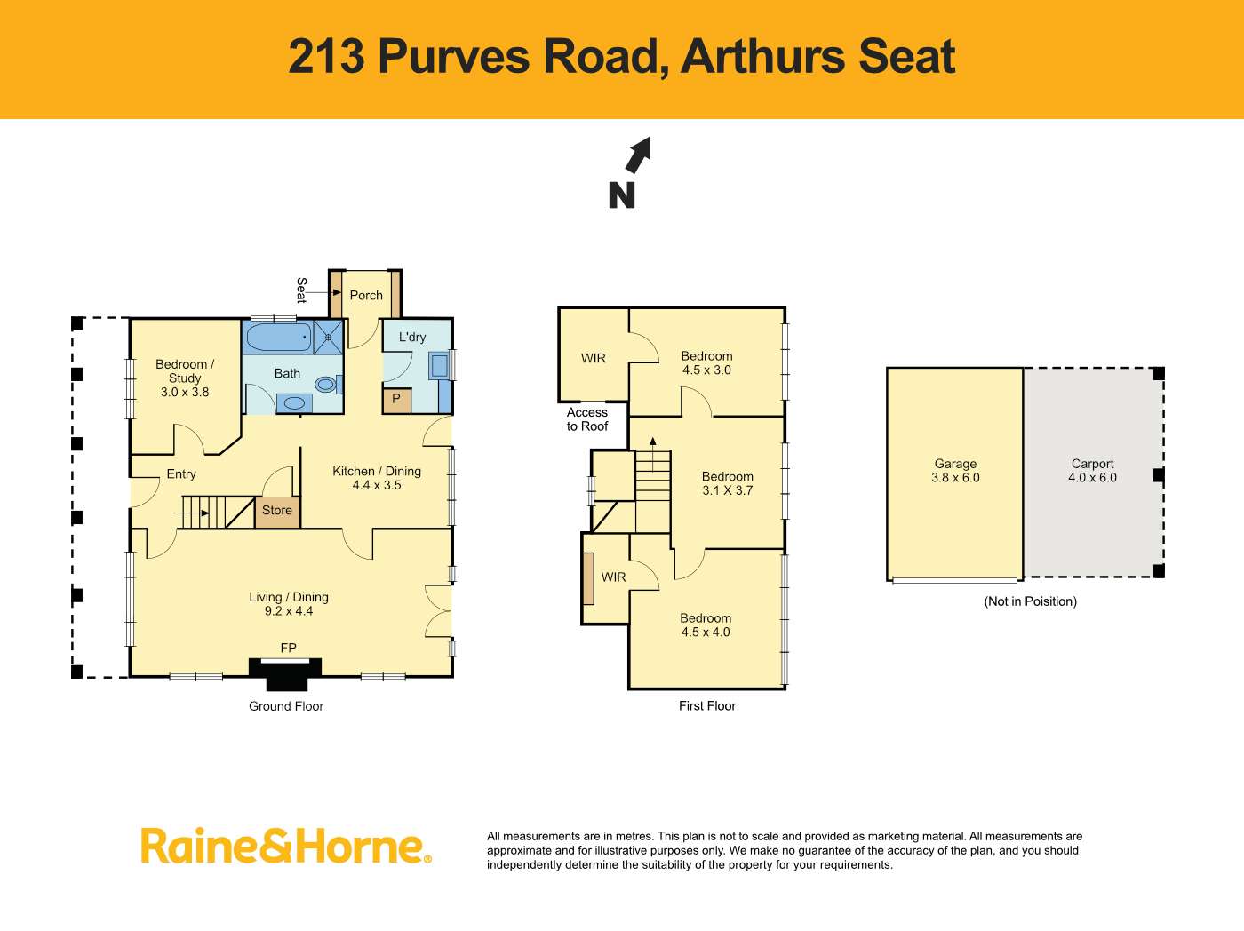 Floorplan of Homely house listing, 213 Purves Road, Arthurs Seat VIC 3936