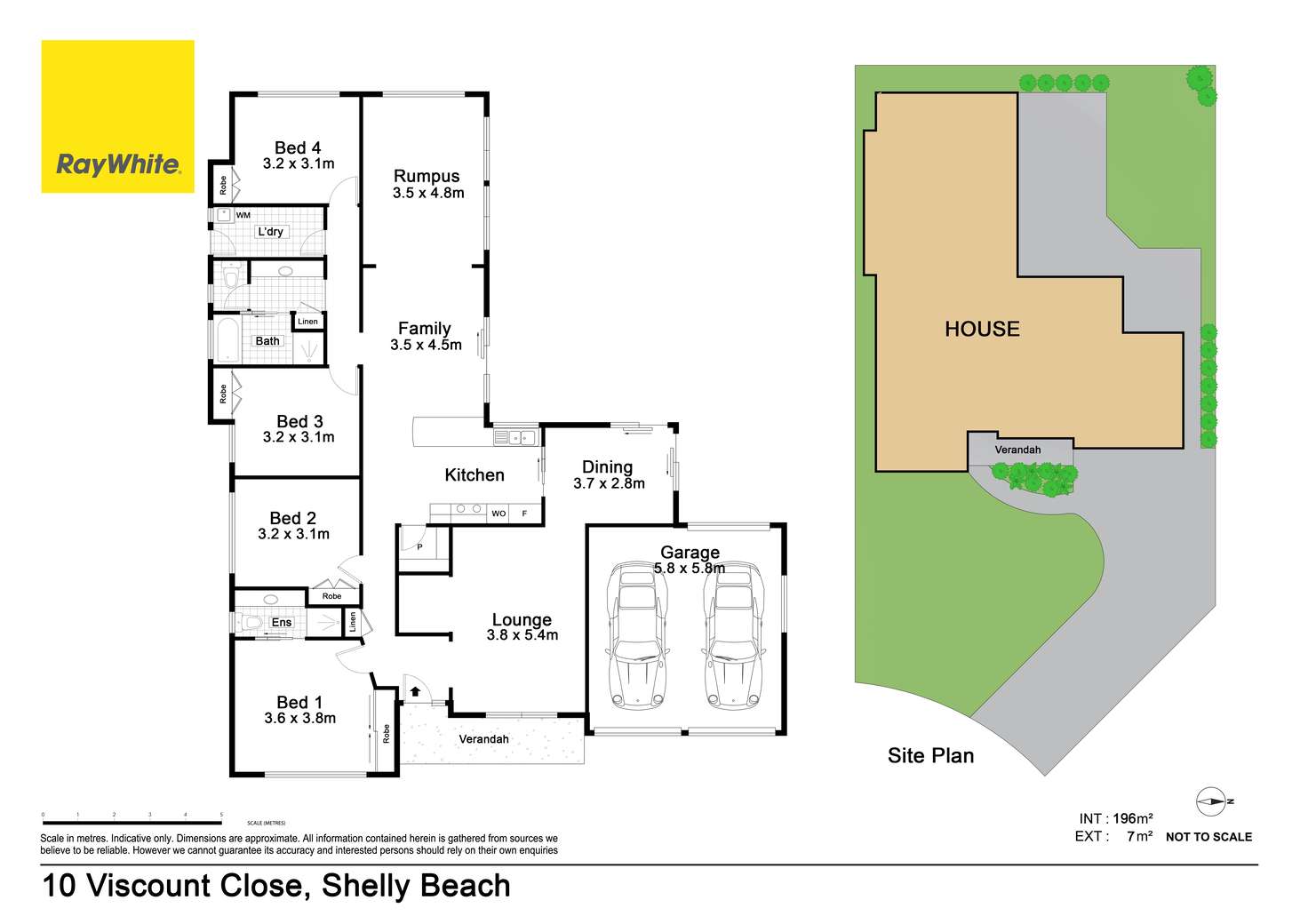 Floorplan of Homely house listing, 10 Viscount Close, Shelly Beach NSW 2261