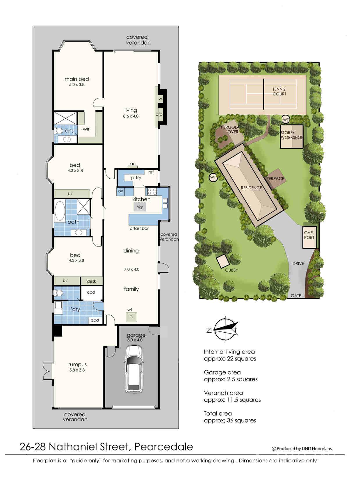 Floorplan of Homely house listing, 26-28 Nathaniel Street, Pearcedale VIC 3912