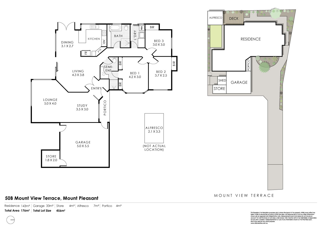 Floorplan of Homely house listing, 50B Mount View Terrace, Mount Pleasant WA 6153