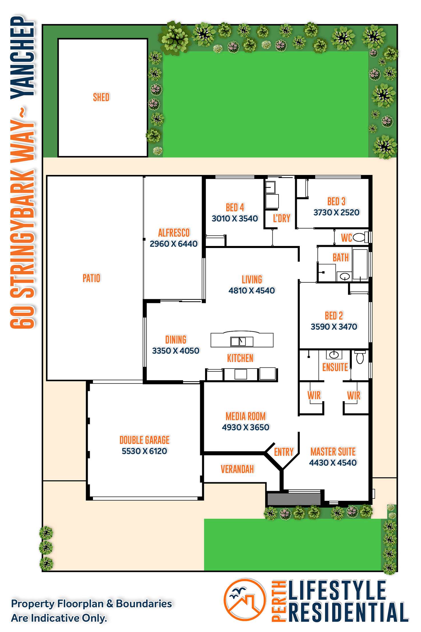 Floorplan of Homely house listing, 60 Stringybark Way, Yanchep WA 6035