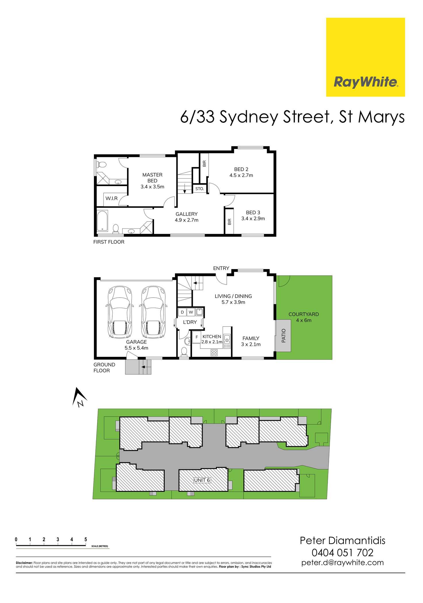 Floorplan of Homely townhouse listing, 6/33 Sydney Street, St Marys NSW 2760