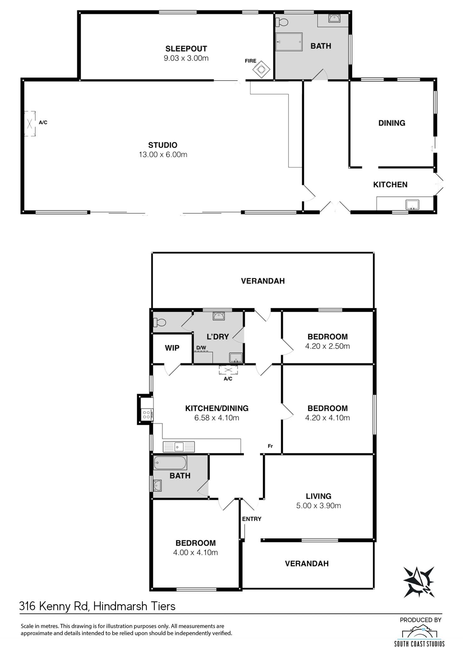 Floorplan of Homely mixedFarming listing, 228 Hutchinson Road, Hindmarsh Valley SA 5211